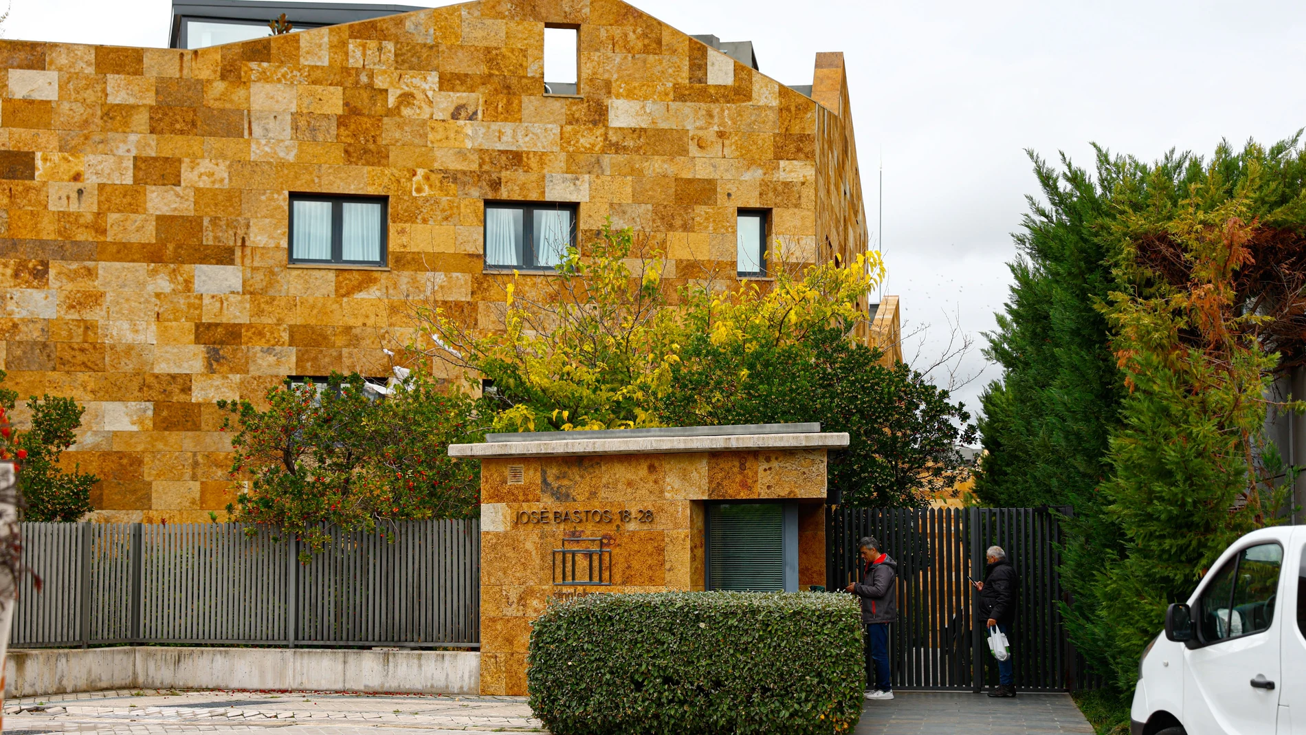 Detalle de una vivienda de la calle José Bastos de Madrid en la que la presidenta del Grupo Eulen, María José Álvarez