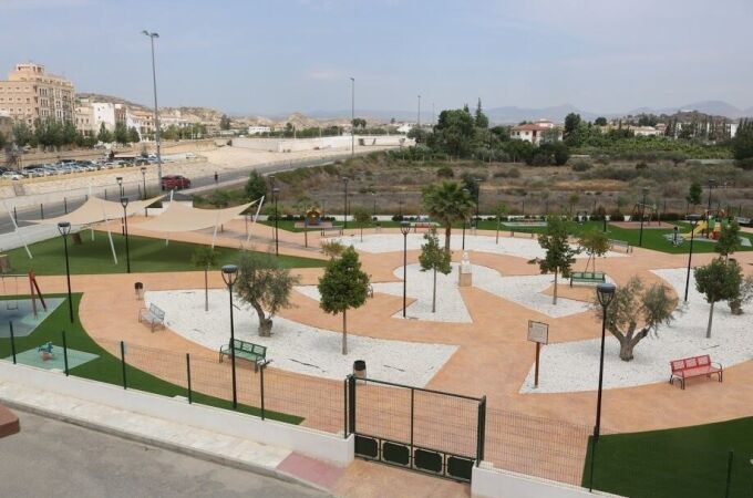 Imagen de archivo del parque Payaso Fofó de Albox (Almería). AYUNTAMIENTO DE ALBOX