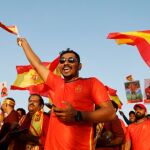 Hinchas "españoles" en Qatar antes de comenzar el Mundial