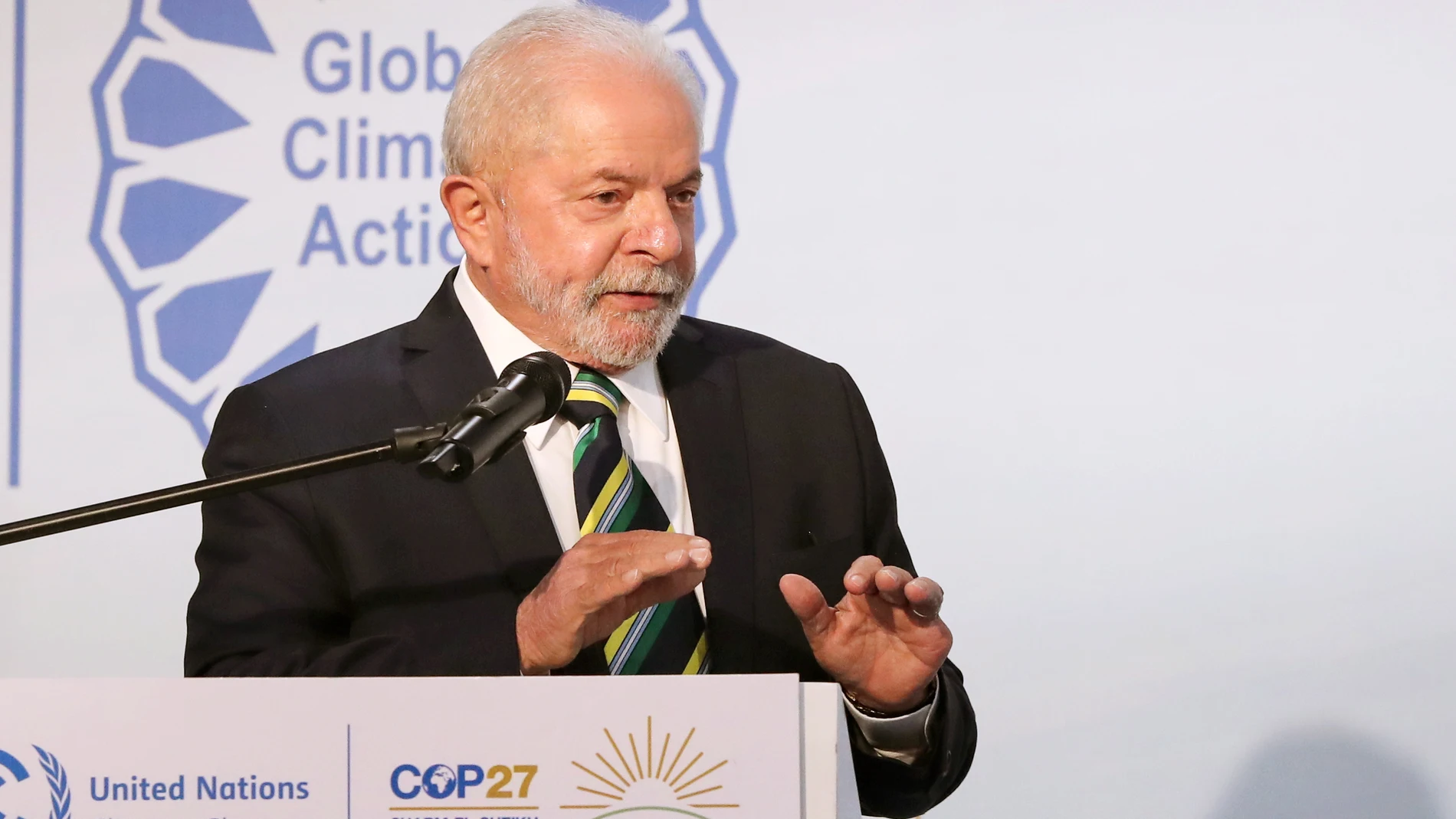 Lula en la cumbre de la COP27 en Sharm El-sheikh (Egipto)
