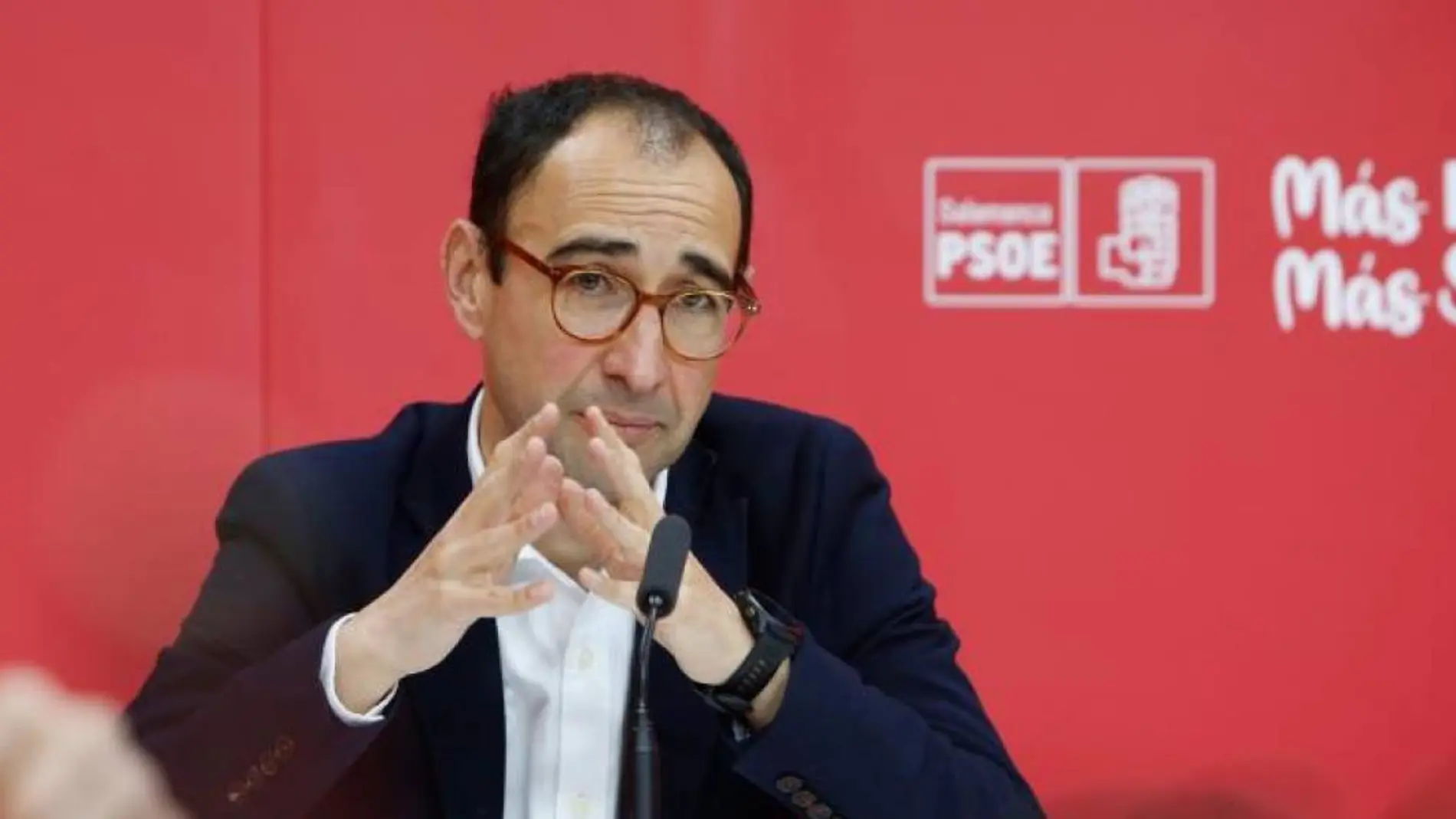 El secretario general del PSOE de Salamanca, David Serrada