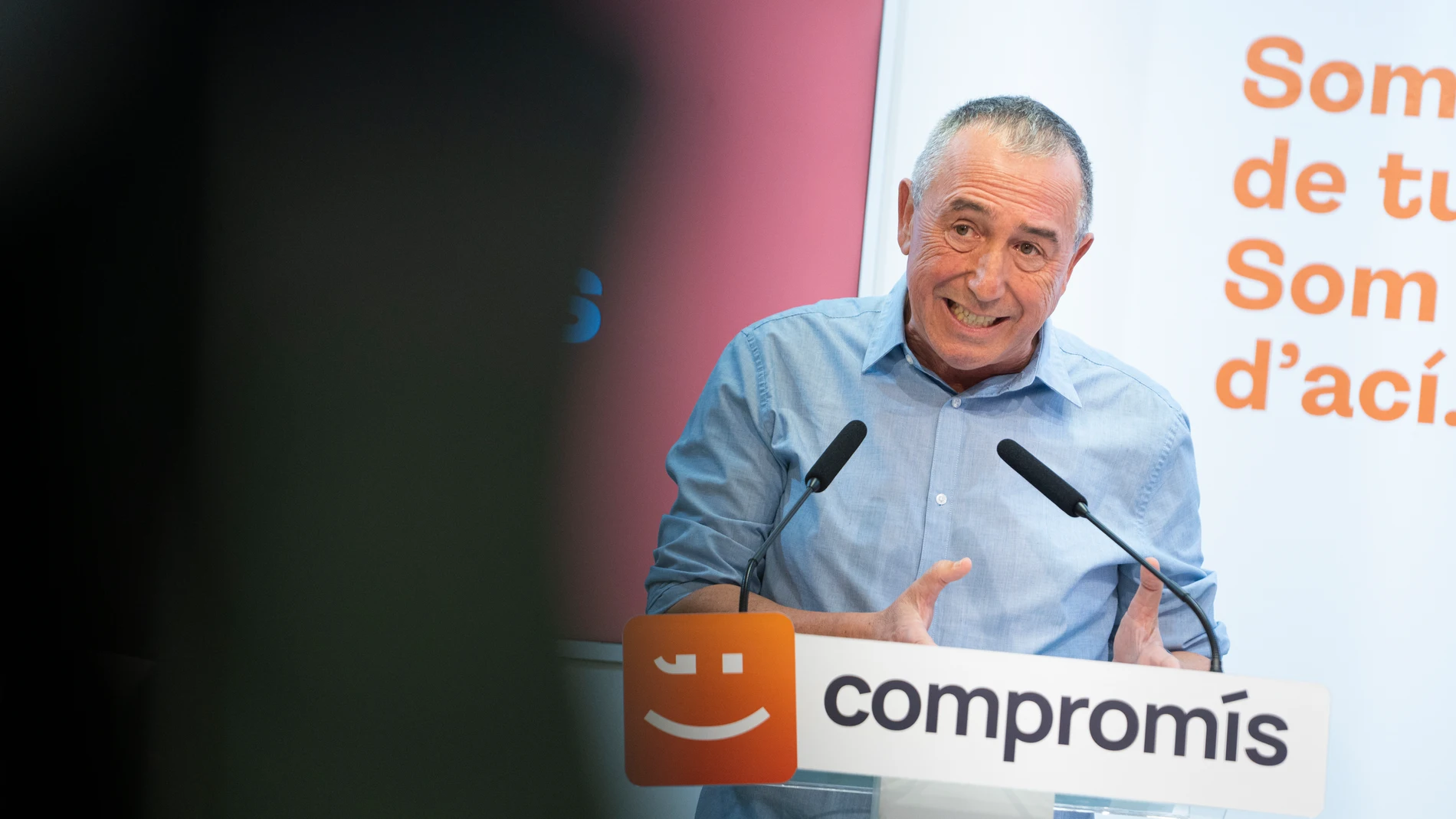 El candidato de la coalición valencianista a la Generalitat, Joan Baldoví