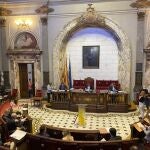 Imagen del pleno del Ayuntamiento de València correspondiente a la sesión ordinaria de noviembre de 2022