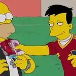 Los Simpson y España en el Mundial.