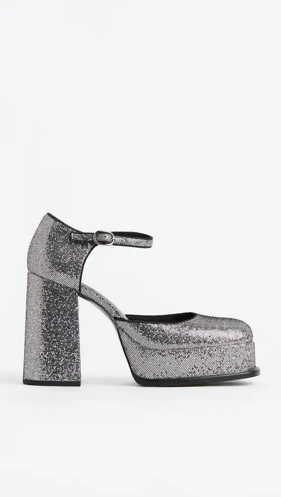 Zapatos Mary Jane con tacón grueso, de H&M