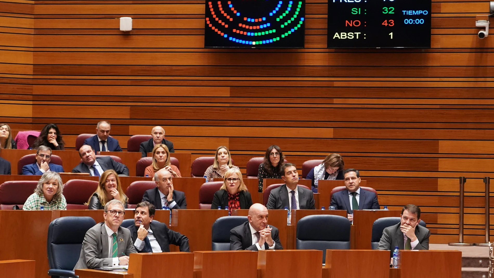 Pleno de las Cortes de Castilla y León para el debate y votación de las enmiendas a la totalidad del proyecto de ley de Presupuestos Generales de la Comunidad para 2023 y del Proyecto de Ley de Medidas Tributarias, Financieras y Administrativas