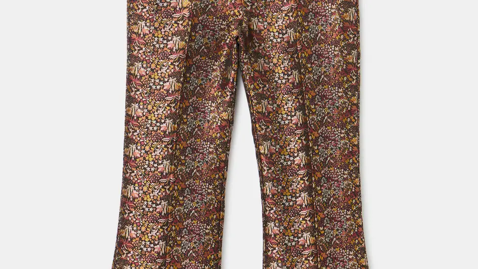 Pantalón palazzo jaquard de mujer, de El Corte Inglés