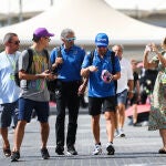 Fernando Alonso, en el Gran Premio de Abu Dhabi de Fórmula Uno