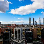 Vista panorámica de la ciudad de Madrid 