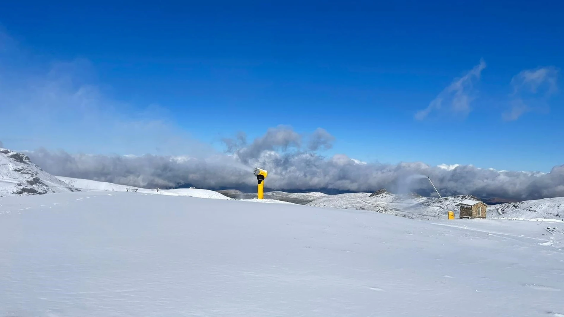 Cañón de nieve en la estación de esquí de Sierra Nevada. CETURSA SIERRA NEVADA