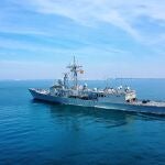 La Armada se adiestra realizando ejercicios de Escuadrilla junto con el Ejército del Aire y del Espacio. MINISTERIO DE DEFENSA
