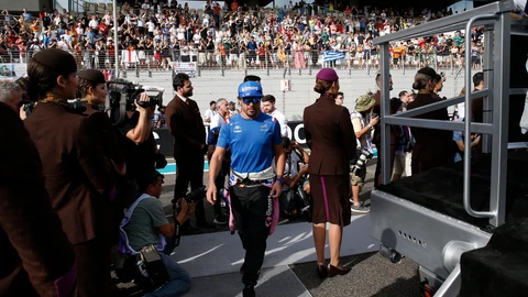 Fernando Alonso, en el Gran Premio de Abu Dhabi