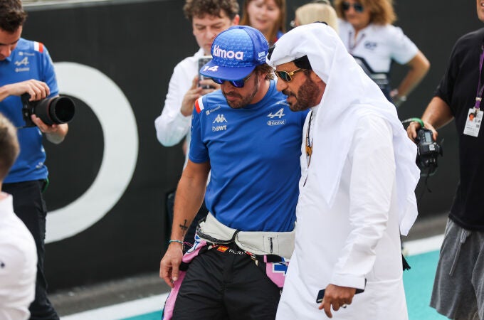 Fernando Alonso no ha podido terminar el Gran Premio de Abu Dhabi de F1