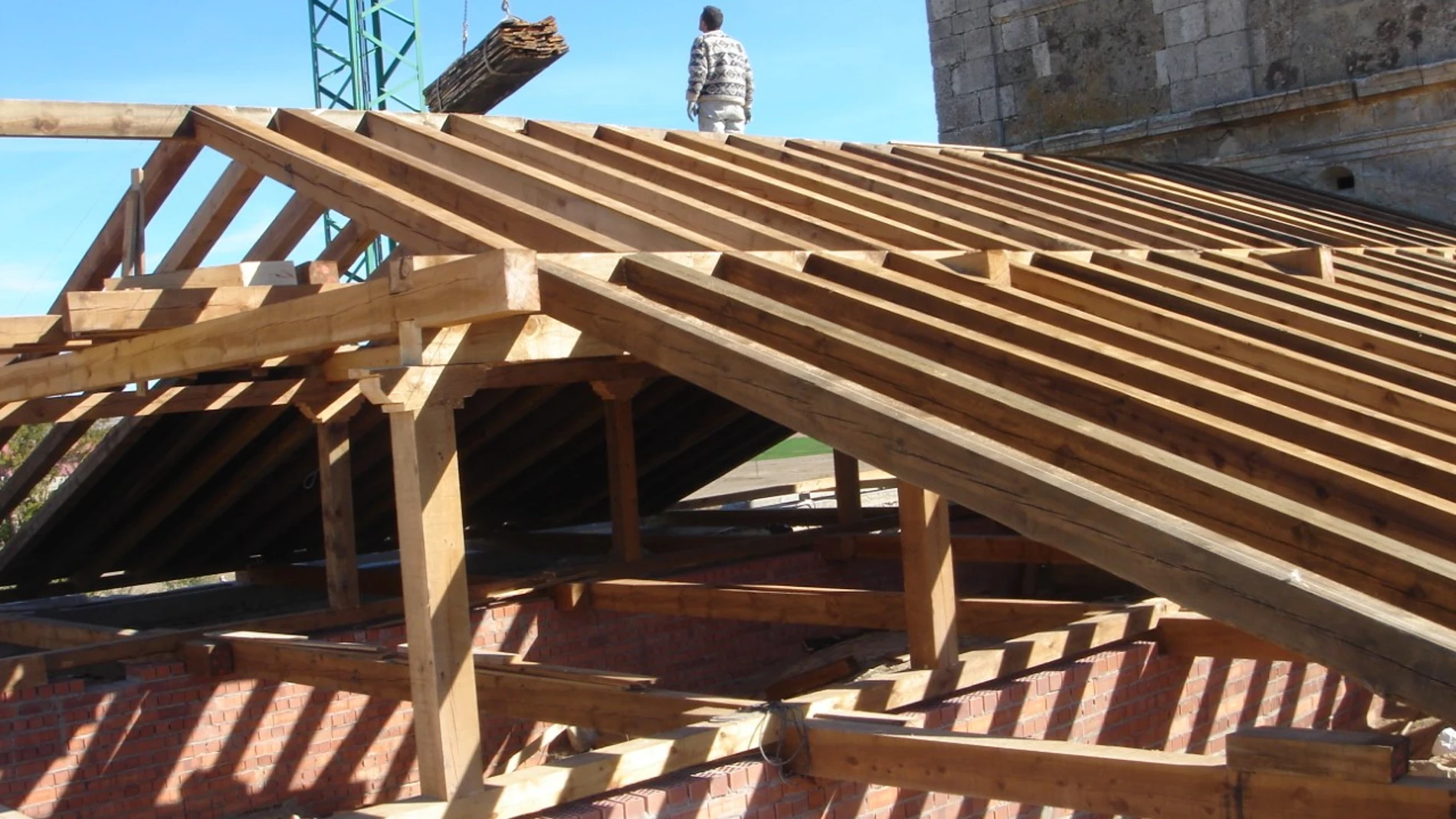 Trabajos de reforma en tejados e iglesias de la provincia de Burgos