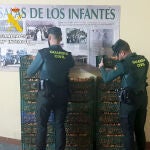 Intervienen en la zona de Salas de los Infantes (Burgos) 180 kilos de níscalos recolectados irregularmente