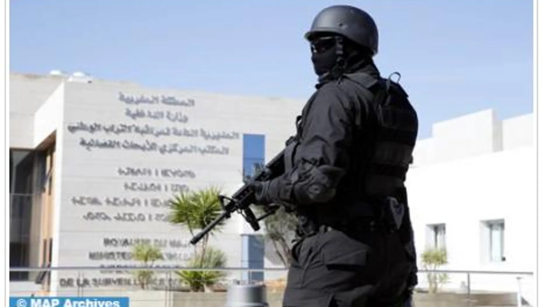 Agente antiterrorista marroquí (MAP)