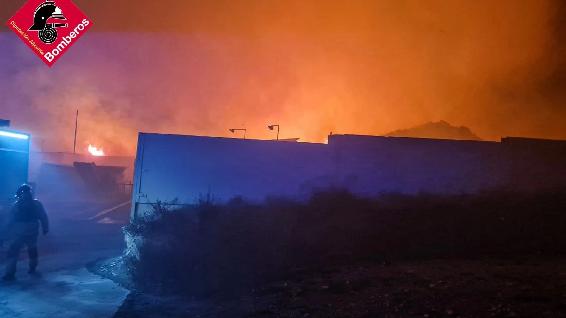 Incendio del vertedero