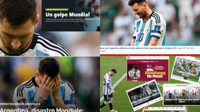 Los medios de todo el planeta recogen el fiasco de Argentina en Qatar