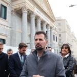 Reunión del secretario general del PSOECyL, Luis Tudanca, con diputados de CyL