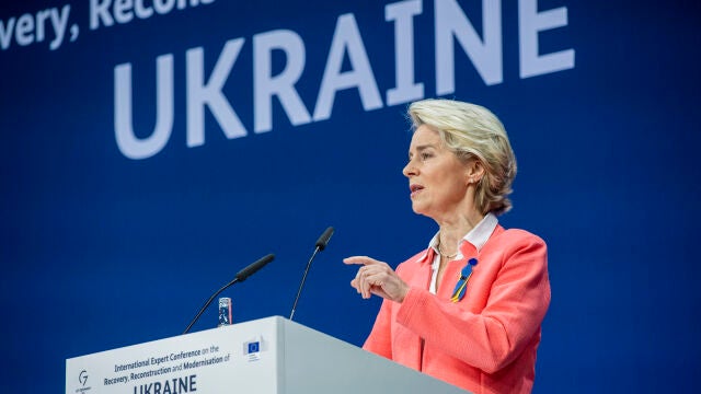 La presidenta de la Comisión Europea, Ursula von der Leyen