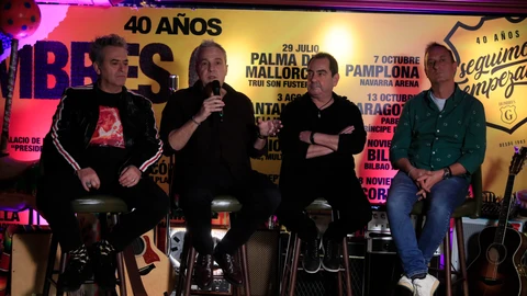 Presentación de la gira de Hombres G