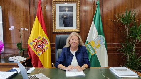 La alcaldesa de Marbella, Ángeles Muñoz