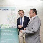 El presidente de la Diputación de Valladolid inaugura la Jornada de Difusión de los Proyectos Smart Comunidad Rural Digital en Peñafiel junto al alcalde Roberto Díez