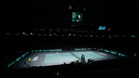 Palacio de Deportes Martín Carpena, en Málaga, durante la final de la Copa Davis