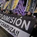 Manifestacion contra el machismo y la violencia a las mujeres.