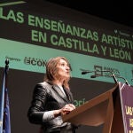 La consejera de Educación, Rocío Lucas, clausura la jornada "Las Enseñanzas Artísticas en Castilla y León"