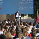El jefe del Ejecutivo regional, Fernando López Miras, presidió hoy el acto de presentación de los Programas Deportivos del Centro de Alto Rendimiento (CAR) de la Región de Murcia.