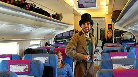 Tren José Zorrilla, durante uno de sus trayectos