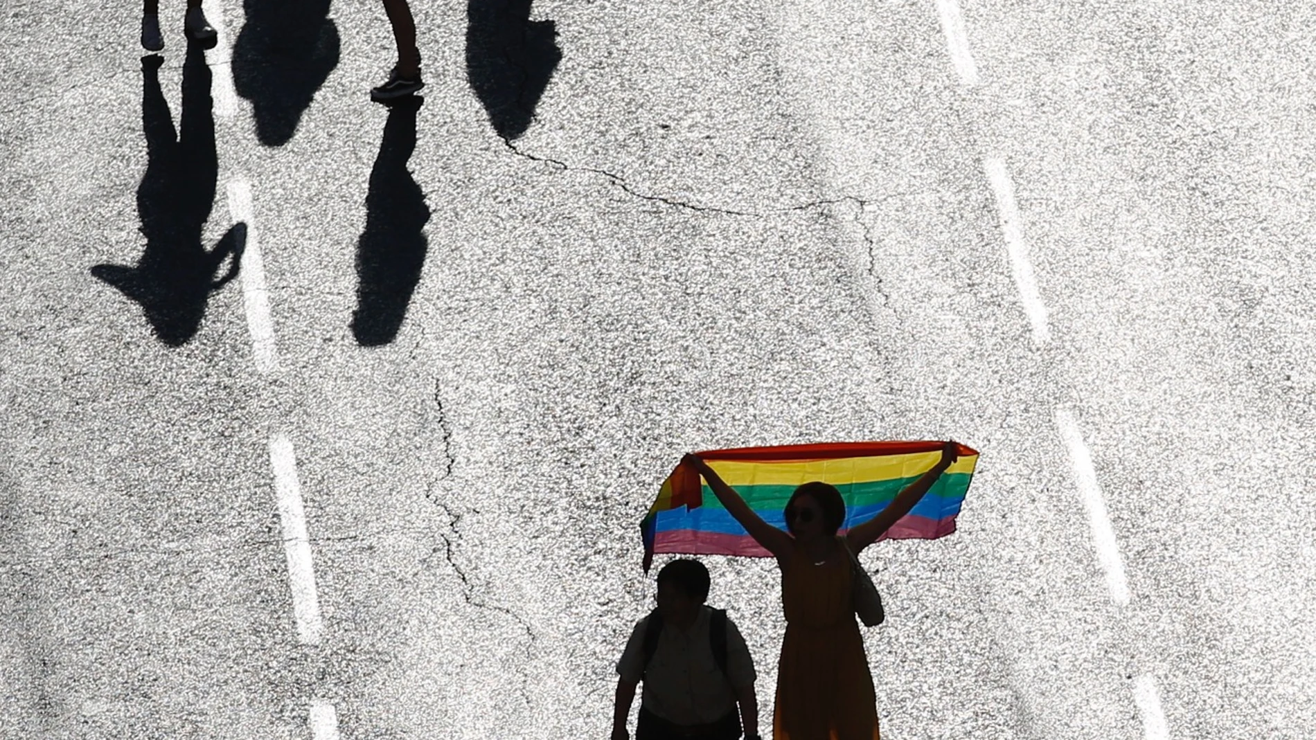 Manifestación día del orgullo LGTBI en Madrid.