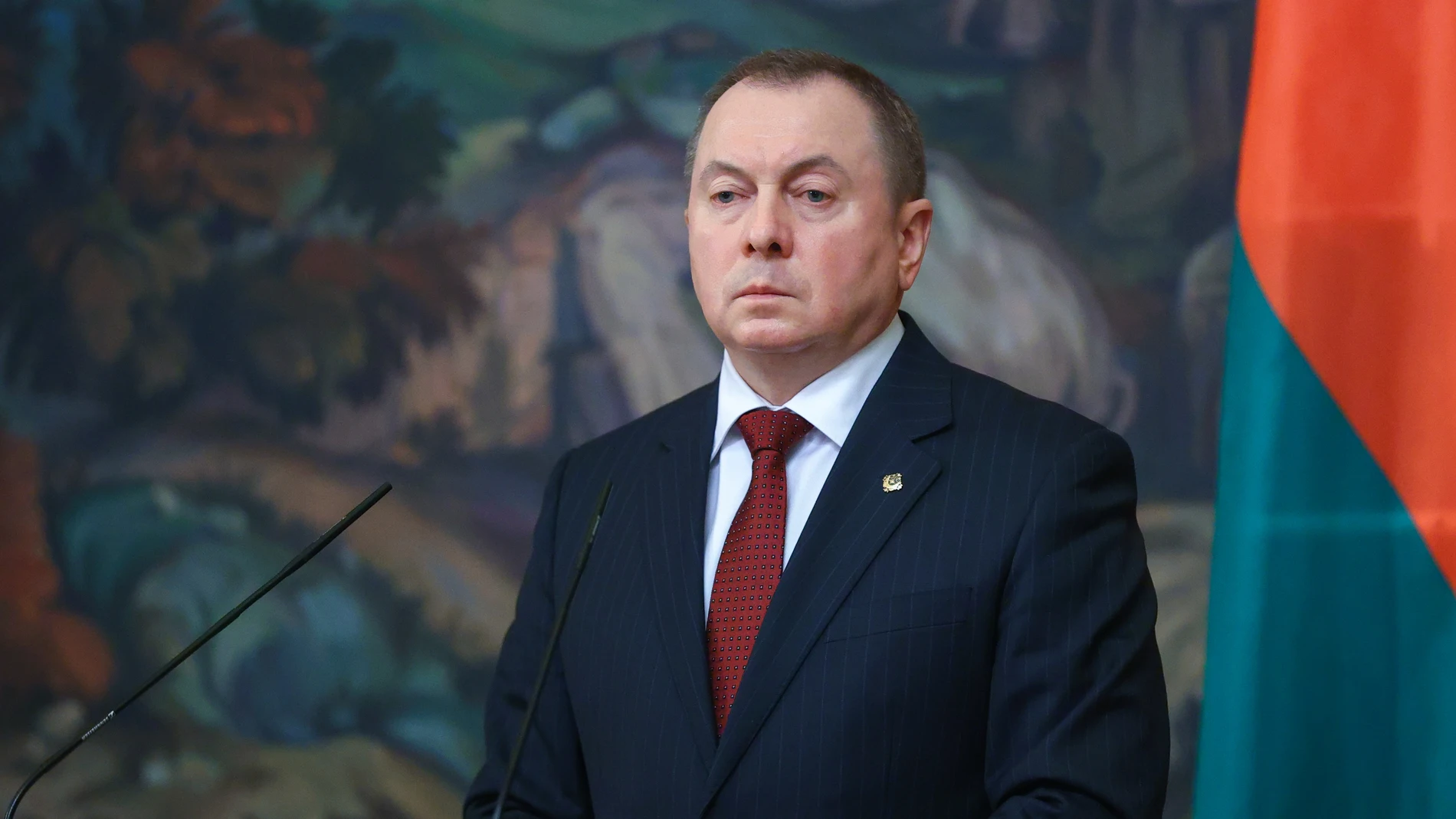 El ministro de Exteriores de Bielorrusia, Vladimir Makei, en una imagen de archivo