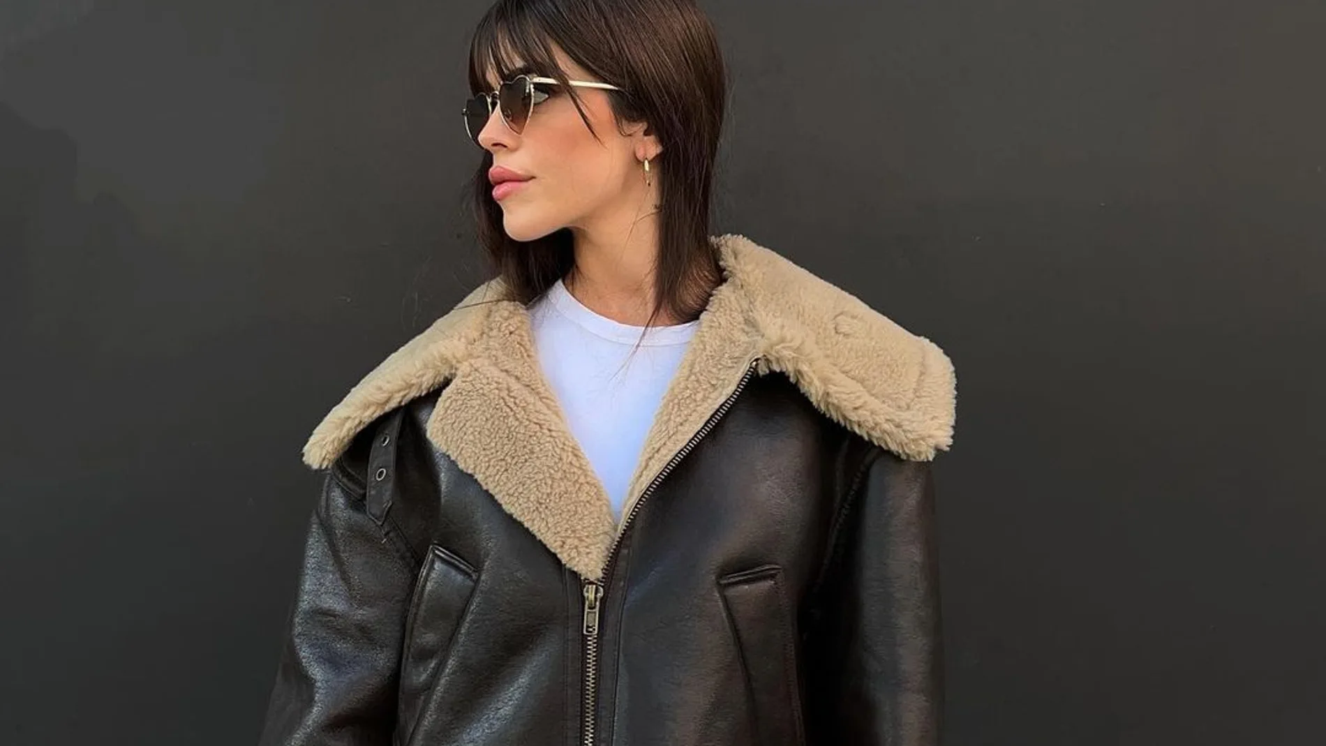 cazadora de Zara de Violeta Mangriñán es todo lo que necesitas para no pasar frío en diciembre