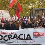Un millar de personas se movilizan en Valladolid