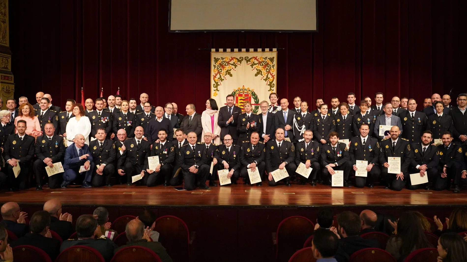 Celebración del Día de la Policía Municipal en Valladolid