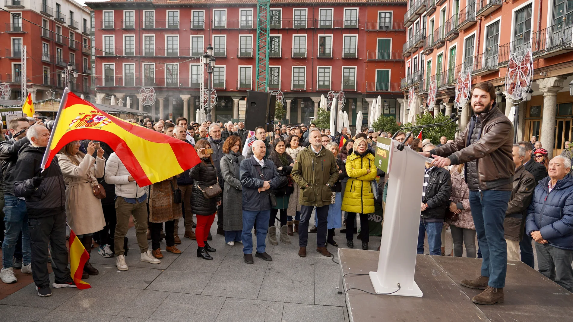 García-Gallardo interviene en la concentración de Valladolid
