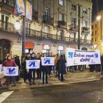 Manifestación de apoyo a los presos etarras (Etxerat)