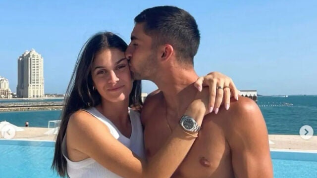Sira Martínez y Ferran Torres en Doha