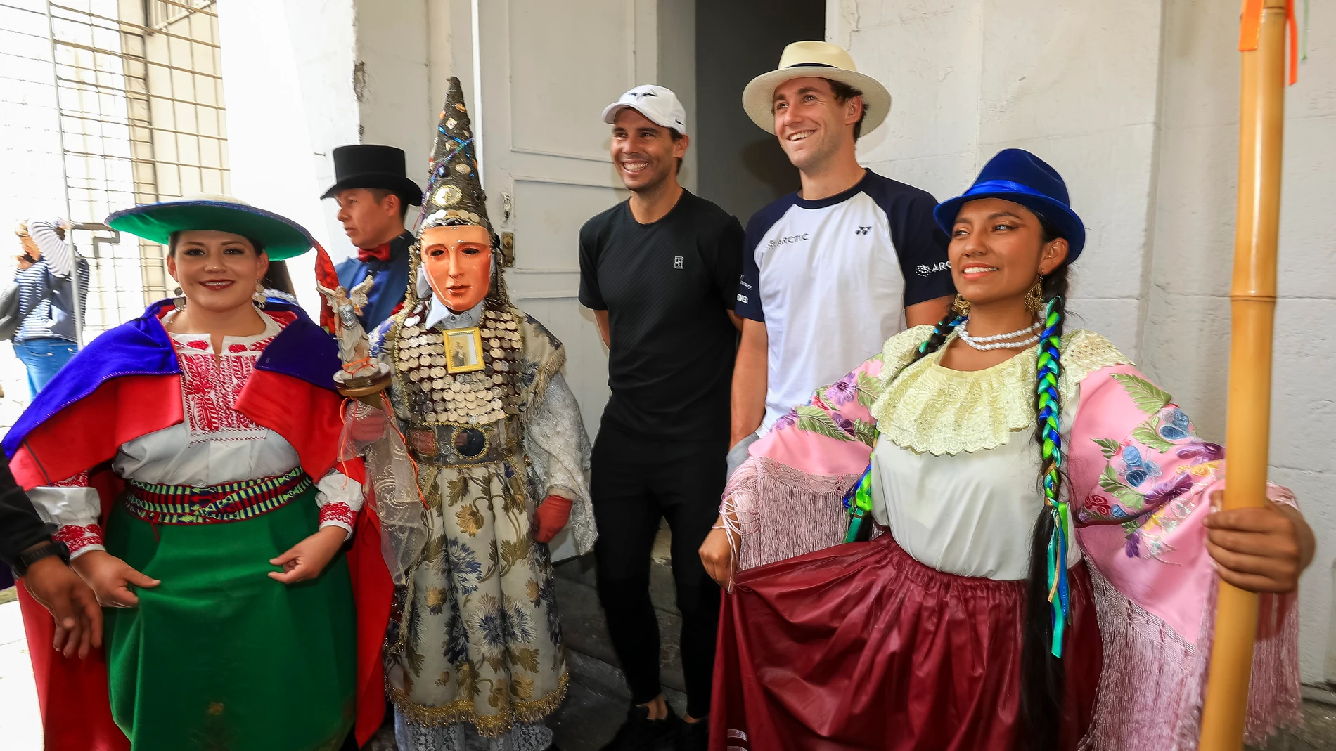Rafal Nadal y Casper Ruud, en Quito