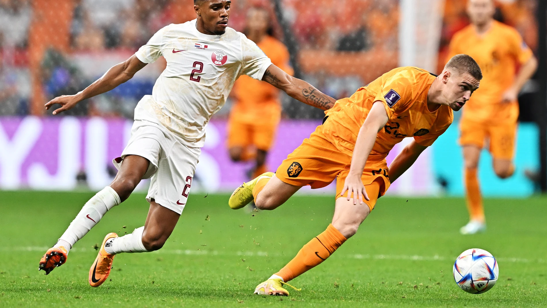 Qatar no pudo frenar a Holanda, líder del Grupo A