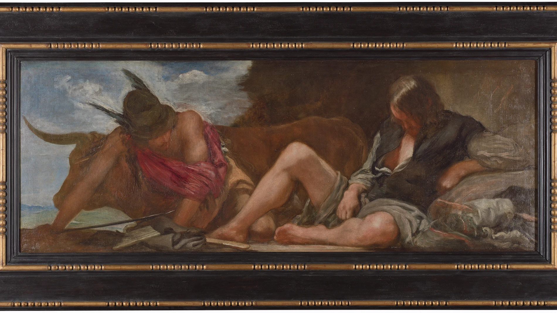 La obra de Velázquez con el marco nuevo que permite recuperar el formato inicial de la pintura