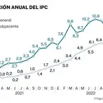 Evolución anual del IPC