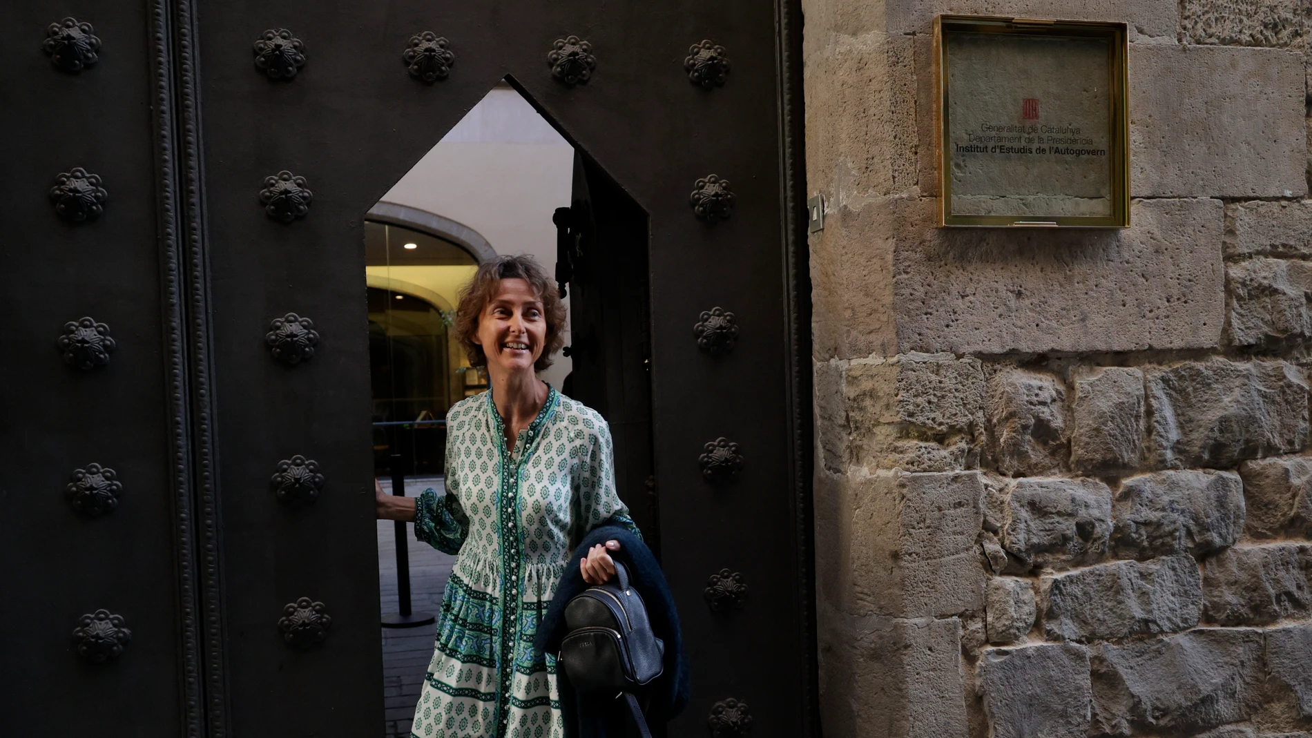 Laura Díez, catedrática de la UB, ayer en Barcelona