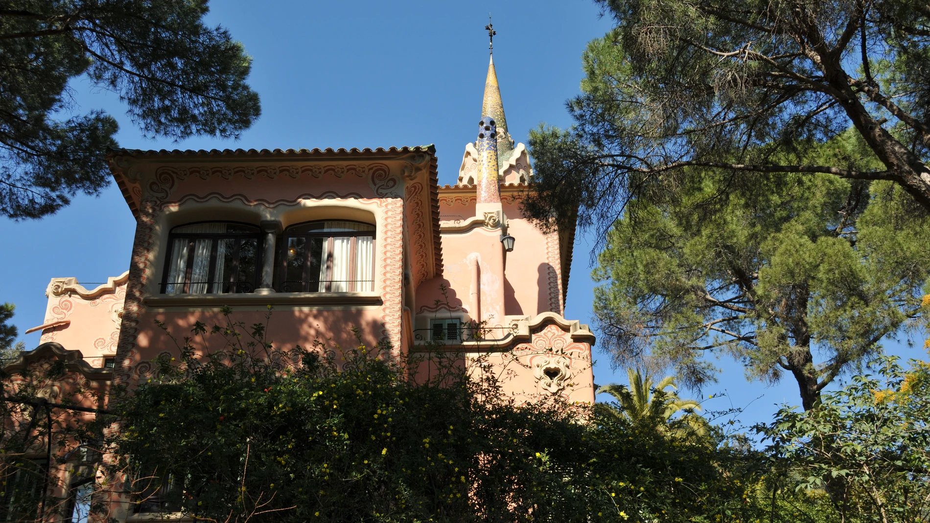 La "Casa Rosada" del Park Güell, donde Gaudí vivió más de 20 años. La adquirió en 1906