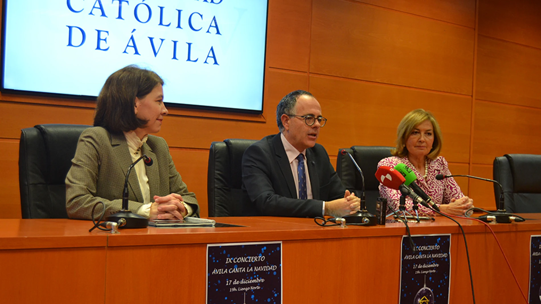 Presentación del concierto "Ávila canta la Navidad"