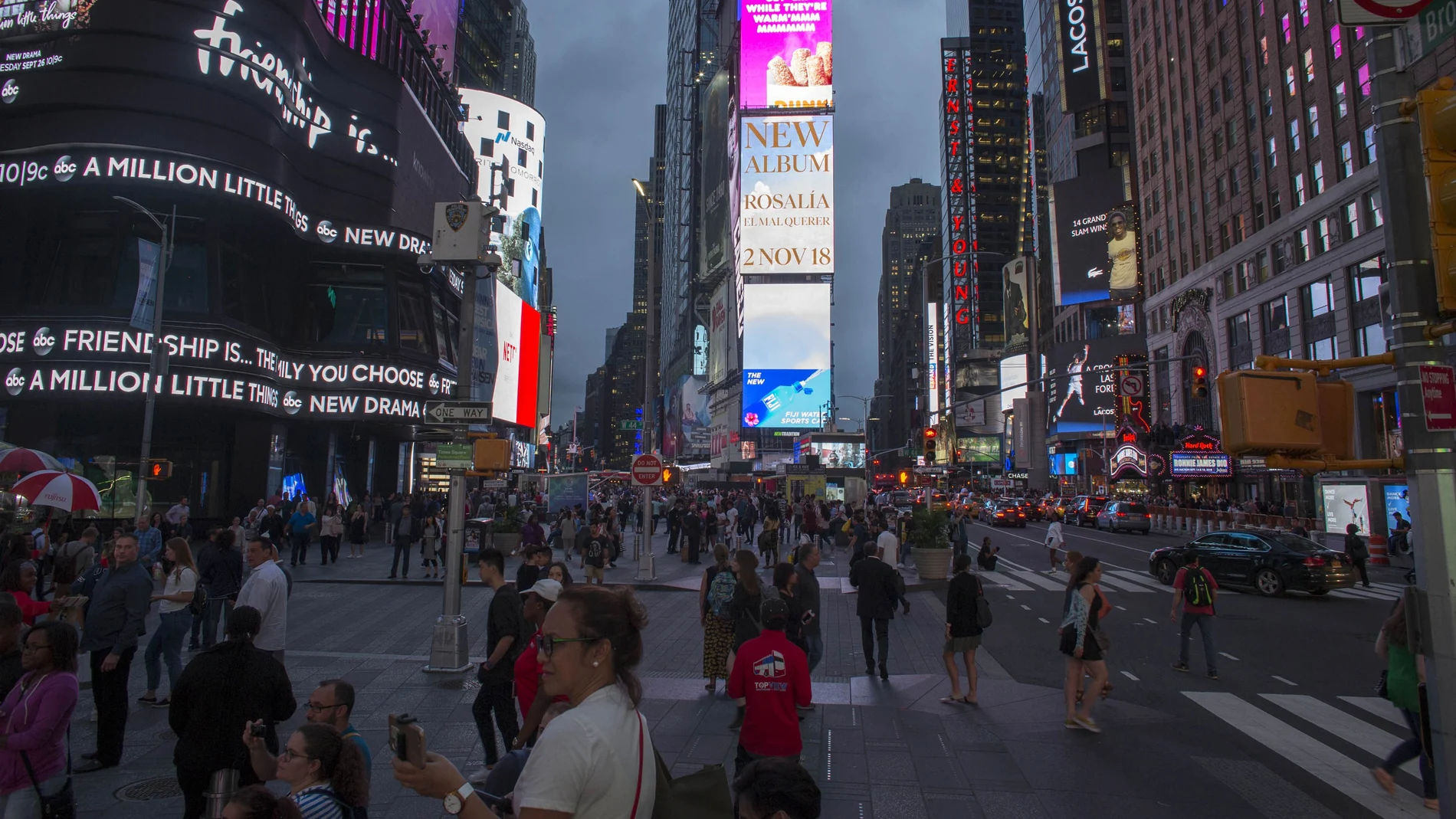 Times Square, en Nueva York, el símbolo de la ciudad cosmopolita