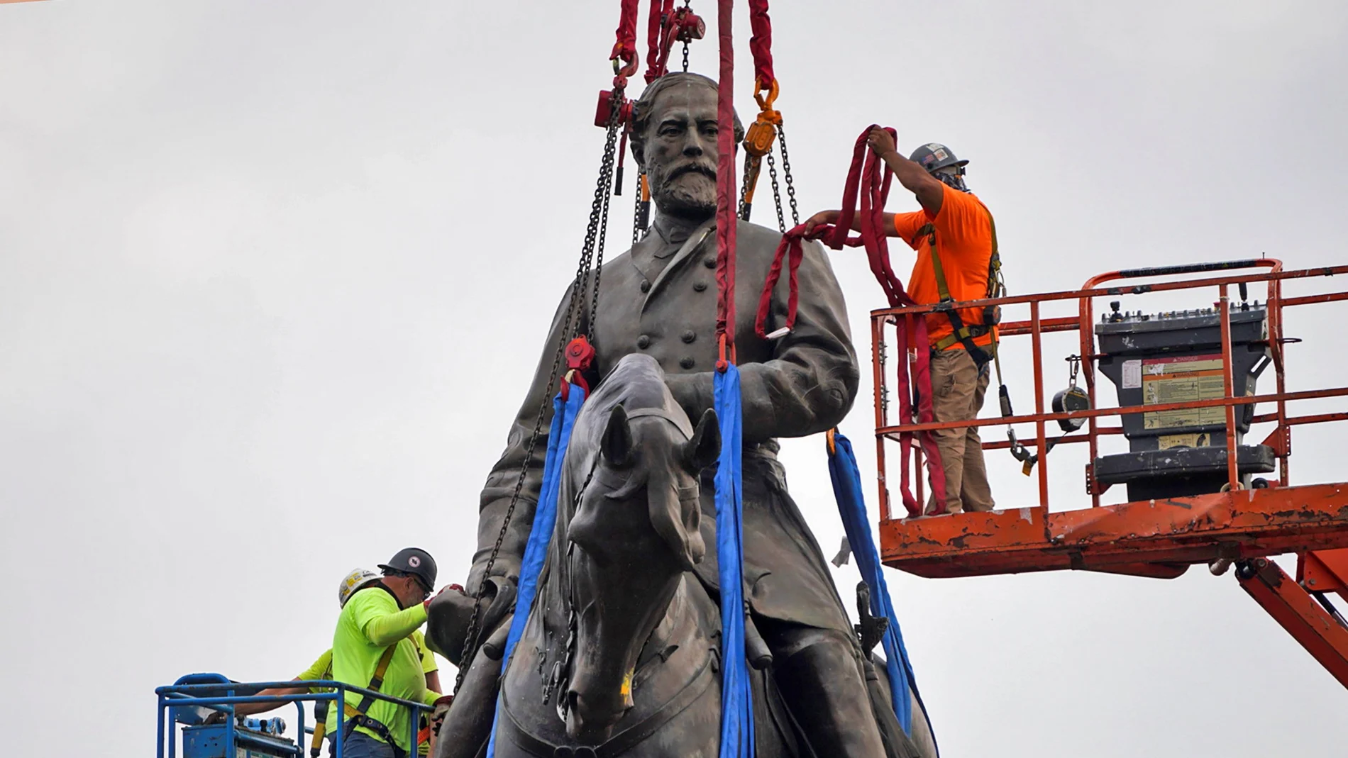En septiembre de 2021 se retiraba la estatua de Lee en Richmond, EE UU