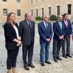 El expresidente de la Junta de Castilla y León Juan Vicente Herrera participa en las jornadas "Aragón y la España territorial: una hoja de ruta para un futuro inmediato" junto al expresidente de Asturias Javier Fernández